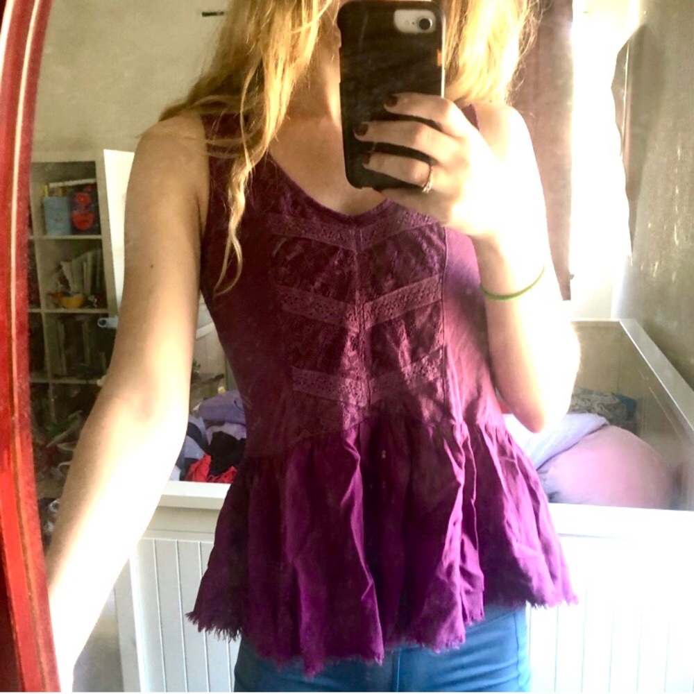 Kimchi Blue peplum tank top